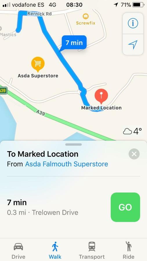 Kernick Gate Leilighet Falmouth Eksteriør bilde
